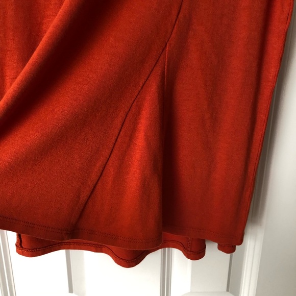 NWT J. Jill Size XL Rust Orange Elliptical Tee - Picture 2 of 7